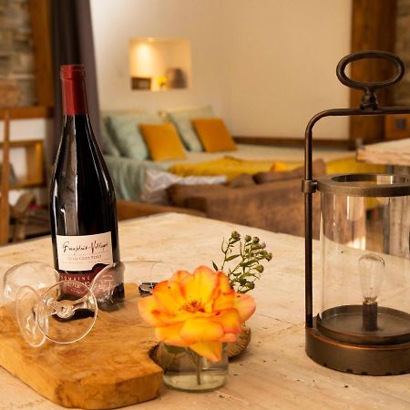 L'Idyllique - Studio Prive Sous Maison Saint-Didier-sur-Beaujeu Eksteriør bilde