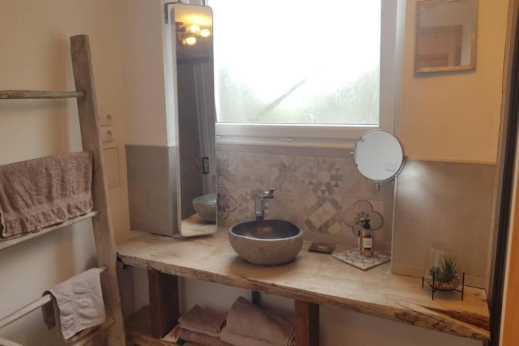 L'Idyllique - Studio Prive Sous Maison Saint-Didier-sur-Beaujeu Eksteriør bilde