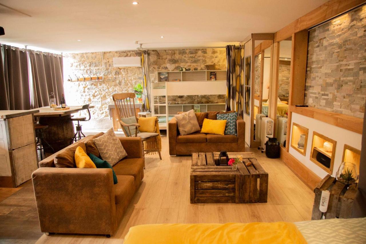 L'Idyllique - Studio Prive Sous Maison Saint-Didier-sur-Beaujeu Eksteriør bilde